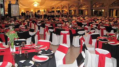 Mantelería y cristalería